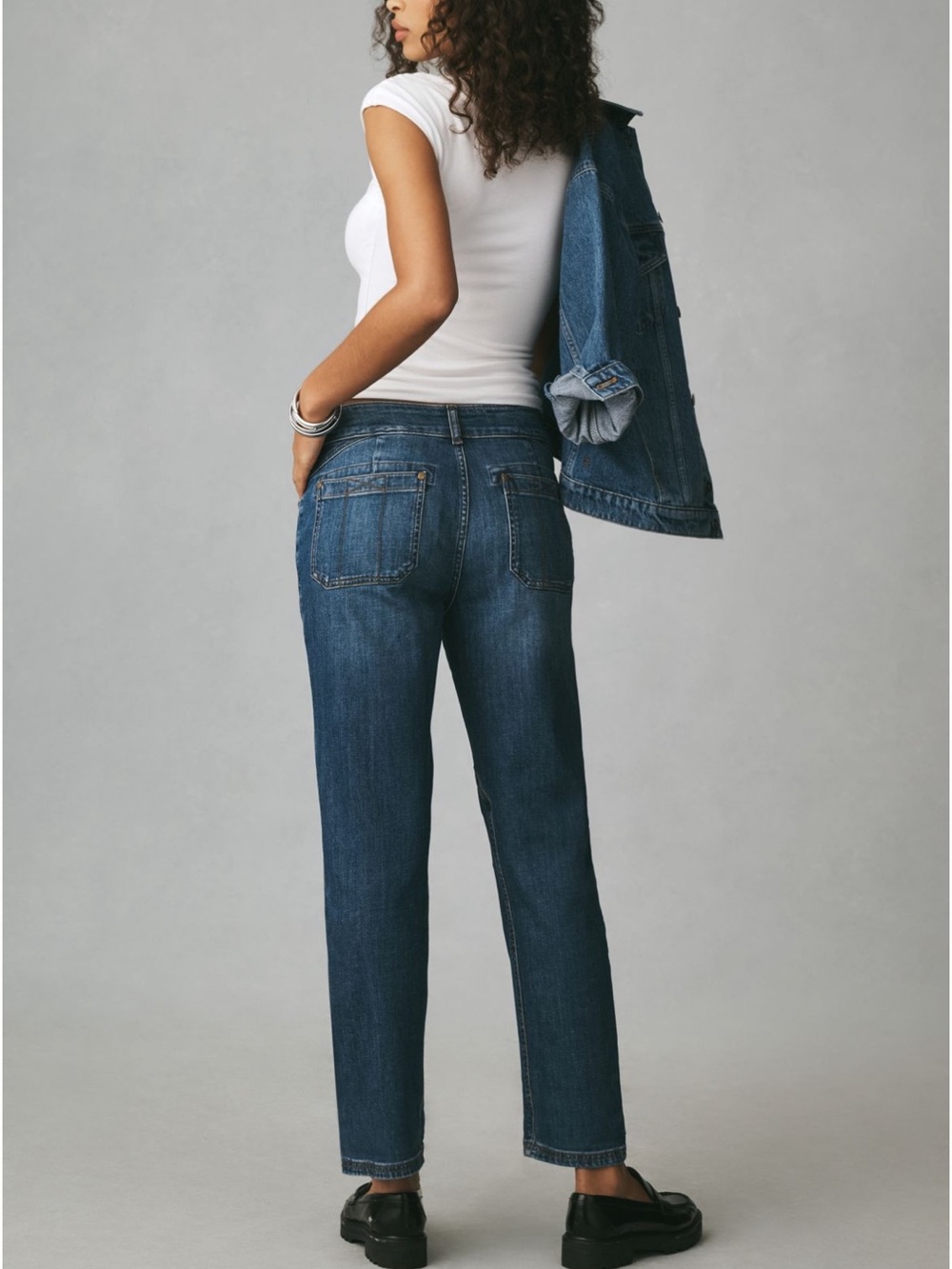 The Wanderer Mid-Rise Relaxed Jeans by Pilcro - Picture 2 of 4